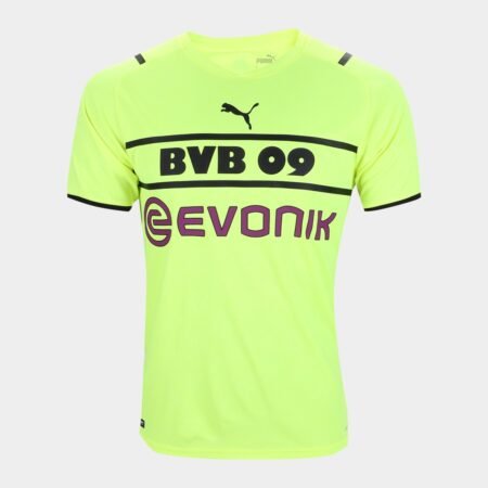 Camisa Borussia Dortmund Cup 21/22 Masculina - Amarelo