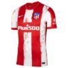 Camisa Atlético de Madrid I Vermelha e Branca 21/22 Masculina