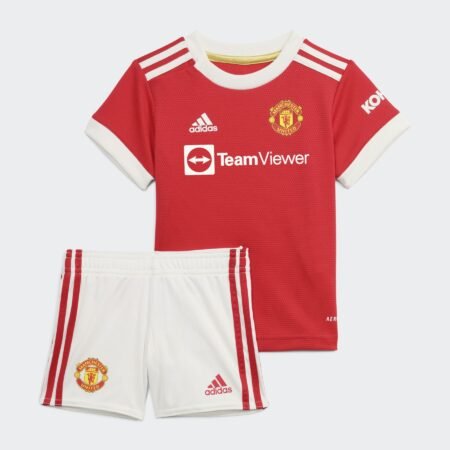 kit infantil Manchester United home - unissex vermelho