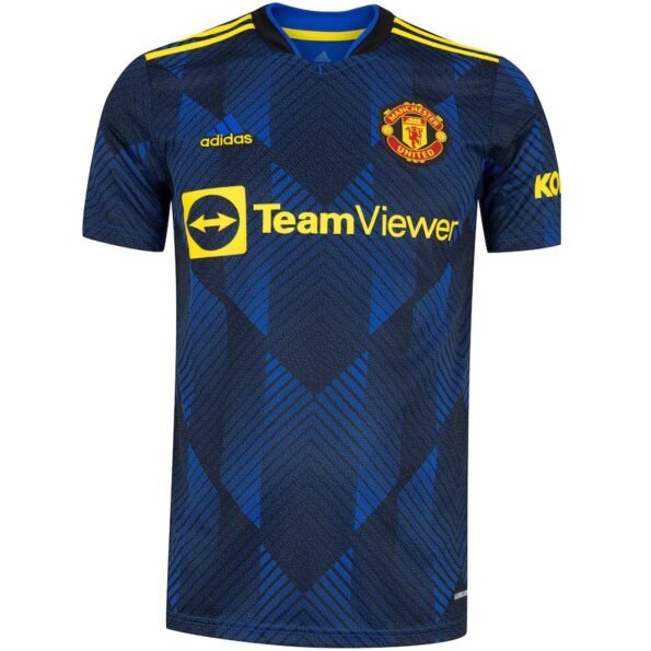 Camisa Manchester United III 21/22 - Masculina Azul