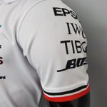 Camisa Gola Polo Fórmula 1 Mercedes-Benz F1 Branca Team Driver
