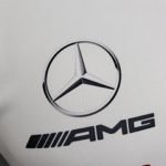 Camisa Gola Polo Fórmula 1 Mercedes-Benz F1 Branca Team Driver