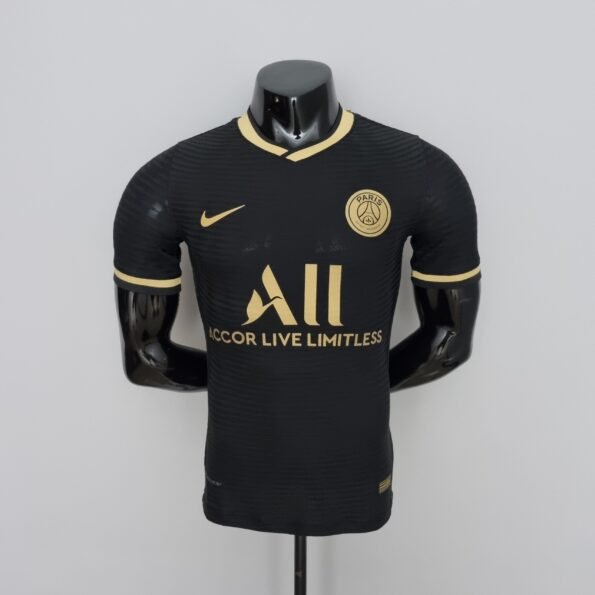 Camisa do PSG preta com dourado