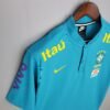 Camisa do Brasil Polo azul claro