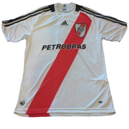 Camisa do River Plate Home Branca 2009/10 Masculina