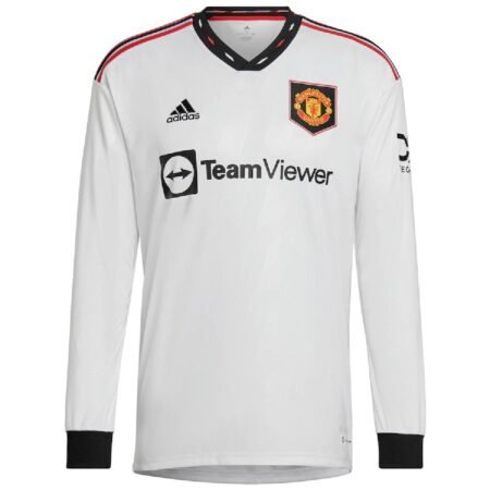 Camisa Manchester United Branca Manga Longa