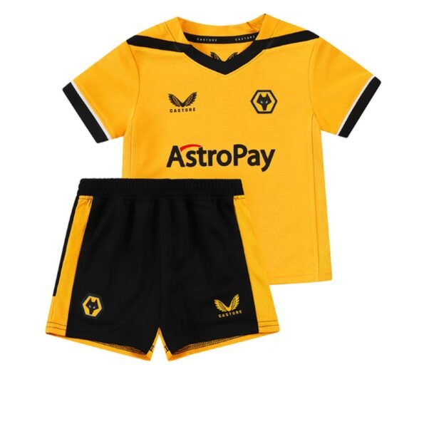 Kit Infantil Wolverhampton Amarela 22