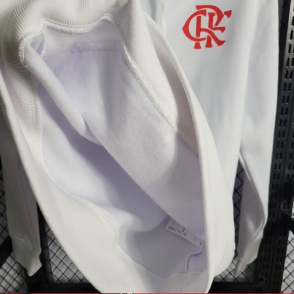 Jaqueta Moletom Adidas Flamengo 22/23 Branco