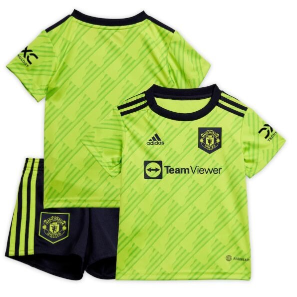 Kit Infantil Manchester United Verde 2022