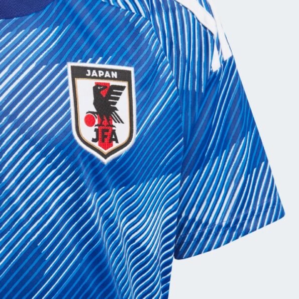 Camisa do Japão Roxo Away  Copa do Mundo Masculina Azul