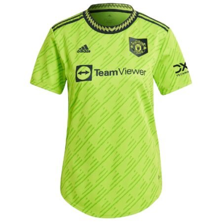 Camisa Manchester United Verde 2022 Feminina