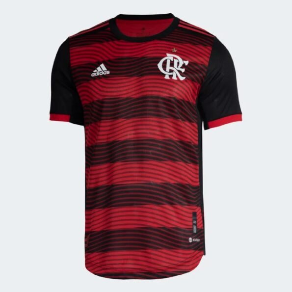 CAMISA DO FLAMENGO VERMELHA AUTÊNTICA 2022