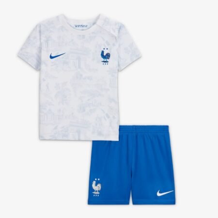 Conjunto Infantil França Branca Unissex copa do Mundo 2022/23