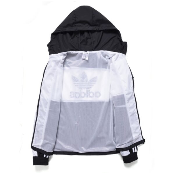 Jaqueta Corta Vento Adidas Preta Masculina
