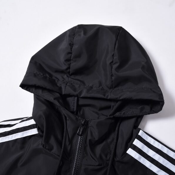 Jaqueta Corta Vento Adidas Preta Masculina