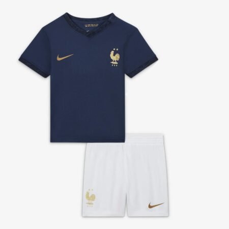 Conjunto Infantil França Azul Unissex copa do Mundo 2022/23