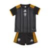 Conjunto Infantil Leeds United Preta 2023/24