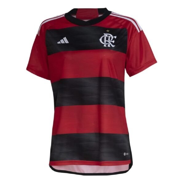 Nova Camisa Flamengo Vermelha 2023 Feminina