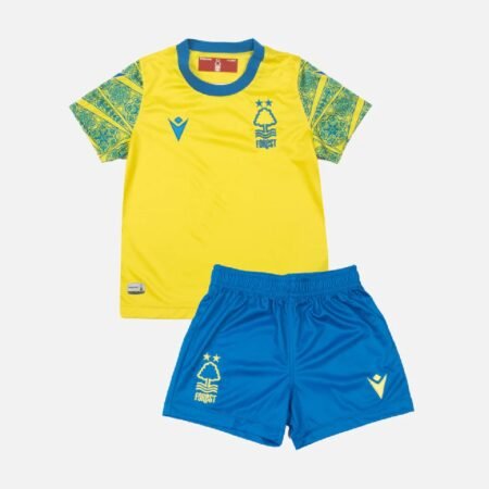 Conjunto Infantil Nottingham Forest Amarelo 2022/23