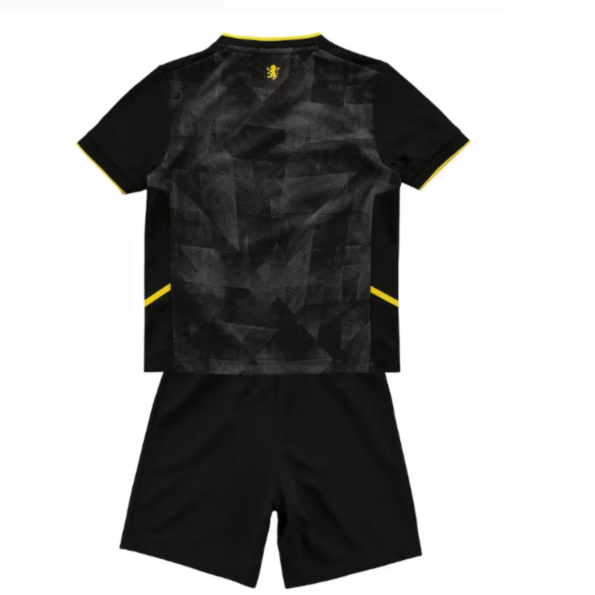 Conjunto Infantil Aston Villa Preto Unissex