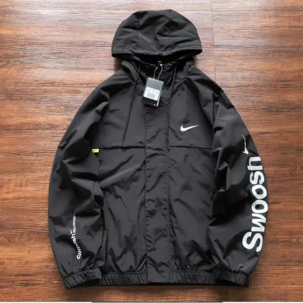 Jaqueta Nike Masculina c/ Capuz Preta Alphabet