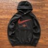 Blusão Moletom Nike Preto|Vermelho|Branco