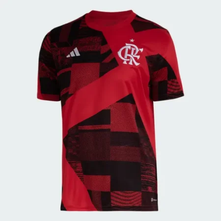 Camisa Pré-jogo Flamengo Vermelha 2023/24