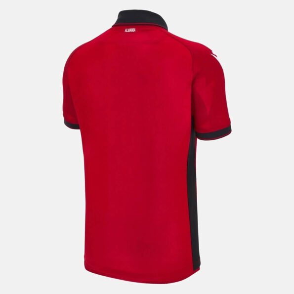 Camisa Albânia Polo Vermelha 2023/24 Masculina