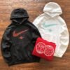 Blusão Moletom Nike Preto|Vermelho|Branco