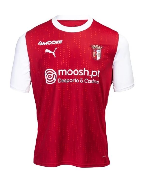 Nova Camisa Sporting Braga Vermelha 2023/24 Masculina