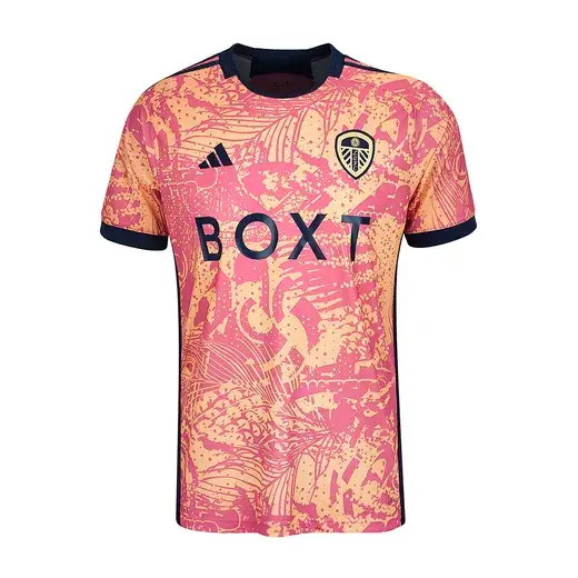 Nova Camisa Leeds United 3 Rosa 2023/24 Masculina