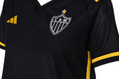 Nova Camisa 3 do Atlético Mineiro Preta 2023/24 Feminina