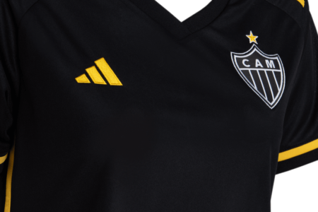 Nova Camisa 3 do Atlético Mineiro Preta 2023/24 Feminina