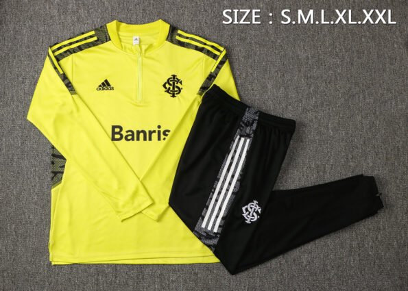 Conjunto de Treino Internacional Jaqueta+Calça Amarelo 2021/22