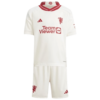 Kit Infantil Manchester United 3 Branca 2023/24 Unissex