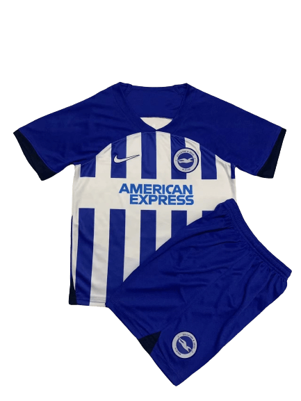 Kit Infantil Brighton Azul Home 2023/24 Unissex