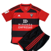 Kit Infantil CD Mirandés Vermelho/Preto 2023/24 Unissex