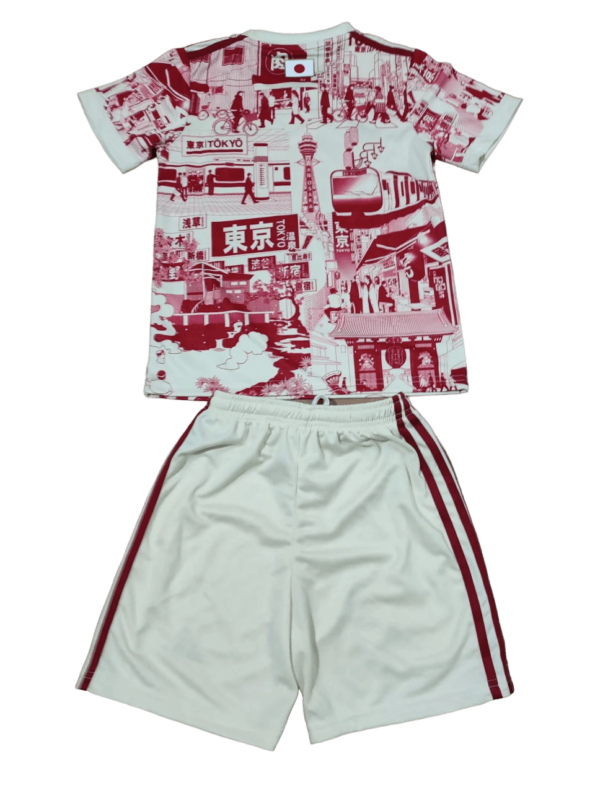 Kit Infantil Japão Vermelha/Branca 2023/24 Unissex
