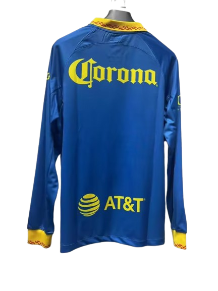 Camisa Club América Azul Manga Longa 2023/24