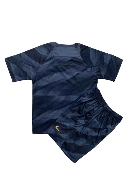 Kit Infantil Chelsea Preta Goleiro 2023/24 Unissex