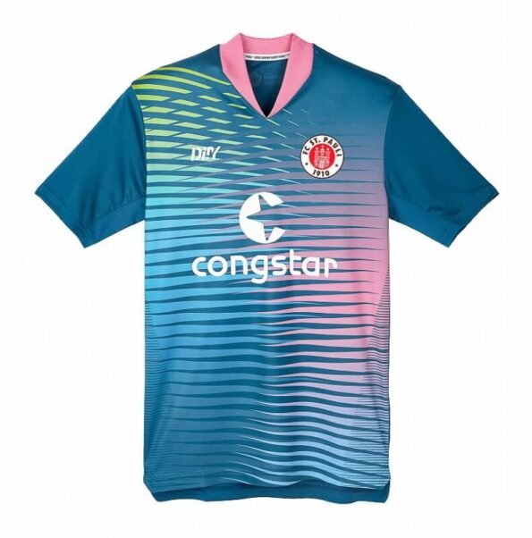 Camisa St. Pauli Third Azul 2023/24 Masculina