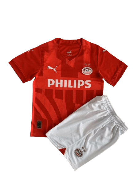 Kit Infantil PSV Vermlha Home 2023/24 Unissex