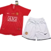 Kit Infantil Manchester United Home I 2007/08 Unissex