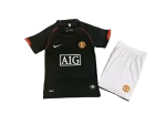 Kit Infantil Manchester United Away Preta II 2007/08 Unissex
