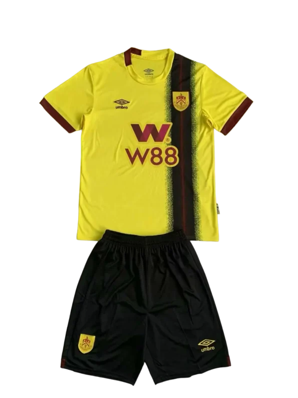 Kit Infantil Burnley Amarela Reserva 2023/24 Unissex