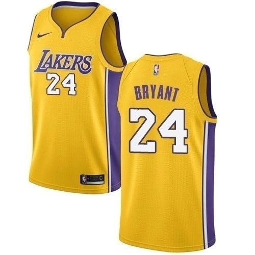 Regata NBA Los Angeles Lakers Amarela Bryant #24