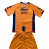 Kit Infantil Atlético San Luis Laranja 2024/25 Unissex