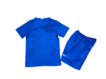 Kit Infantil Manchester United Away Azul 2007/08 Unissex