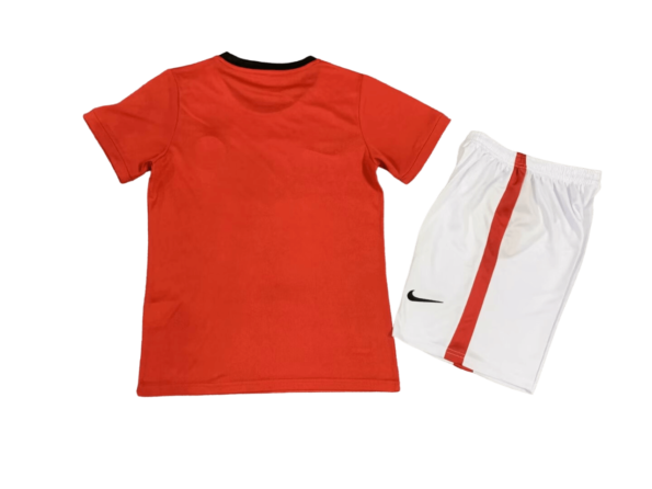 Kit Infantil Manchester United Home Vermelha 2009/10 Unissex