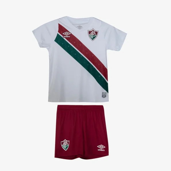 Kit Infantil Fluminense II Branca 2024/25 Unissex